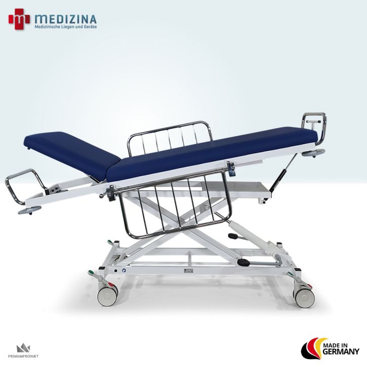 Fahrbare Aufwachliege, Stretcher mit Schocklage