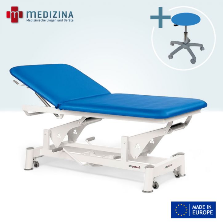 Ecopostural Gymnastikliege »hydro« + Gratis Rollhocker