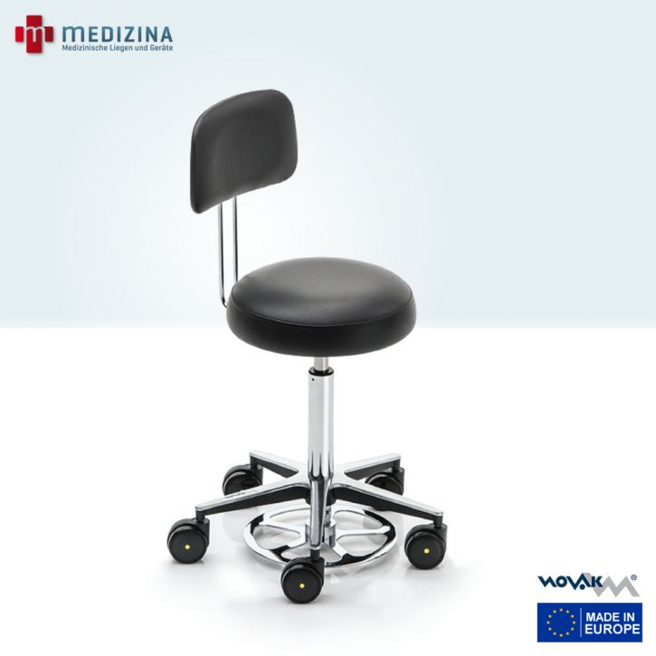 Novak M OP-Hocker mit Lehne