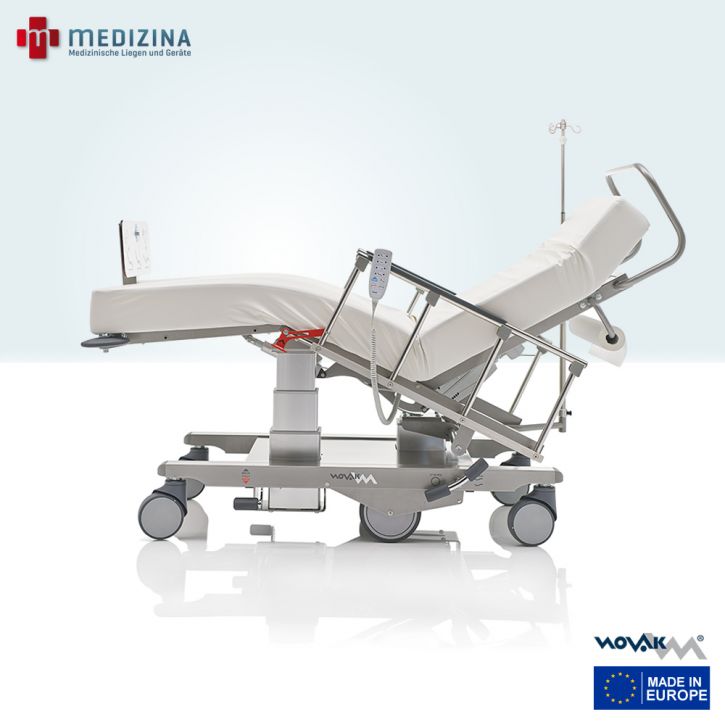 Novak M Tagesklinikstuhl »ZeroG« | elektrische Höhenverstellung, Seitengitter, 5. Rad