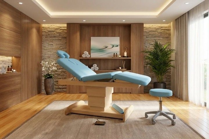 Ecopostural Massageliege elektrisch »3 Cuerpos« + Gratis Rollhocker