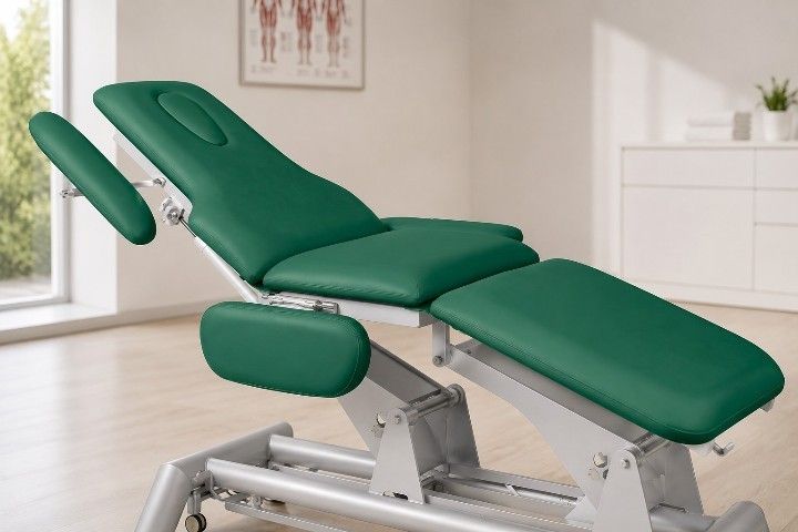 Ecopostural Therapieliege elektrisch »C5986« mit Armauflagen, 62 cm Liegenbreite und ovalem Polstereinsatz