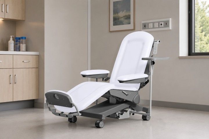 Mobiler Behandlungsstuhl »FoZa Multi« elektrisch für Langzeitdialyse, Chemotherapie und Hämodialyse, 180 kg
