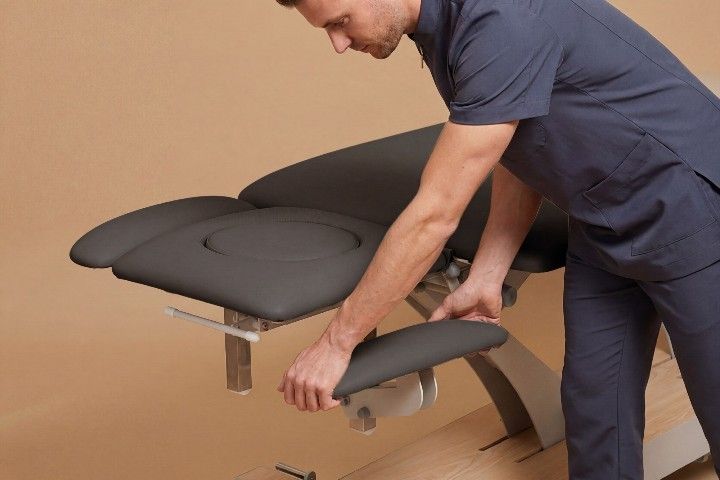 Massageliege Naggura Nuuna 4 Starter Massage, Grau