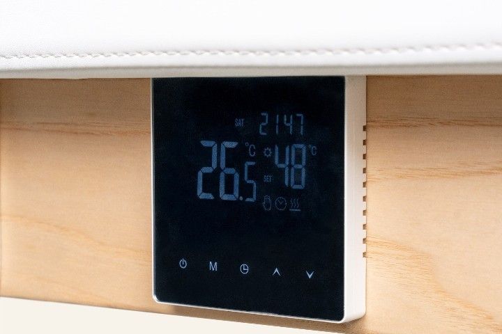 Massageliege Naggura Nuuna S3 UP mit Polsterheizung, Olive