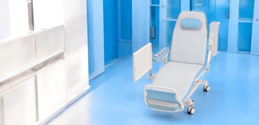 Digiterm Behandlungsstuhl »Comfort-4 Battery« für Blutspende, Chemotherapie und Dialyse