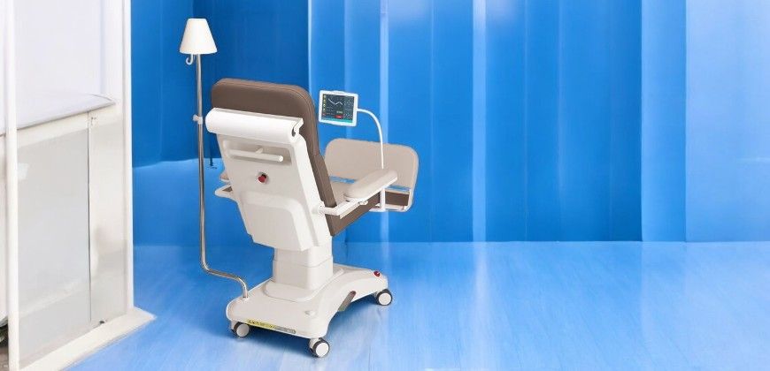 Digiterm Behandlungsstuhl »DiaCare-3« für Infusionen und Dialyse
