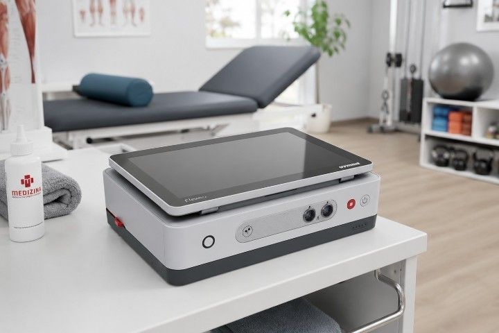 Abverkauf aus Retoure: Gymna »Elexeo« Elektrotherapie-Steuergerät inkl. Batterie-Modul und Zubehör