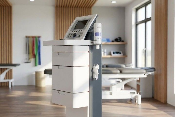 Gymna »Duo 400 ViP« | Gerät für Elektrotherapie in schwarz / weiß
