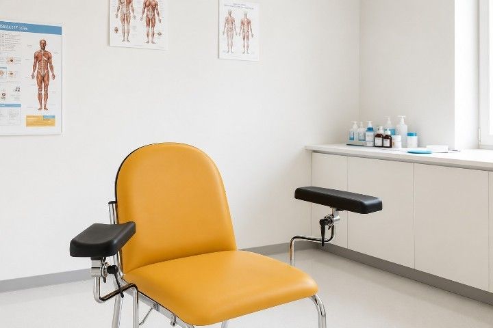 Adipositas Infusions- und Blutentnahmestuhl | HAEMO-LINEA Vario Perfekta Expander
