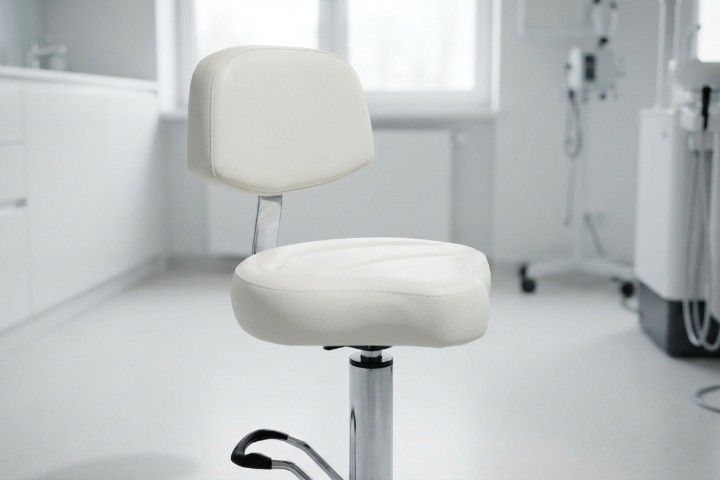 Lemi Arbeitshocker »040/S« mit Rückenlehne, Sattelsitz und Fußbedienung
