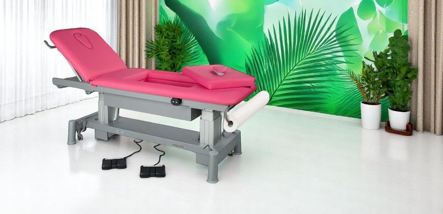Ecopostural Therapieliege für Schwangere »C6880« mit Bauchausschnitt