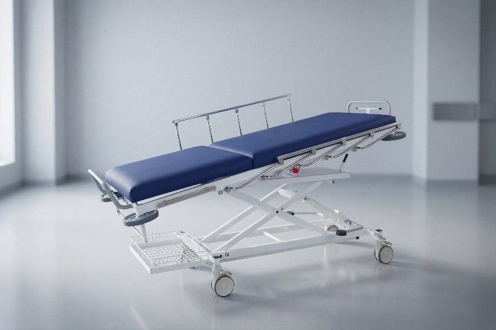 Sitzliege & Transportliege, Schocklage, großes Kopfteil