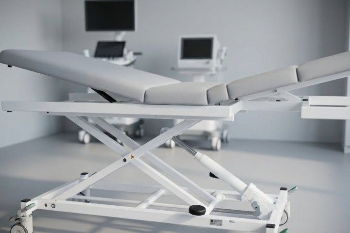 Echo-Kardiographieliege, höhenverstellbar, dreiteilig | Modell 2552 XL