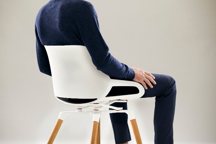 Aeris Designstuhl »Numo« | mit Holzbeinen