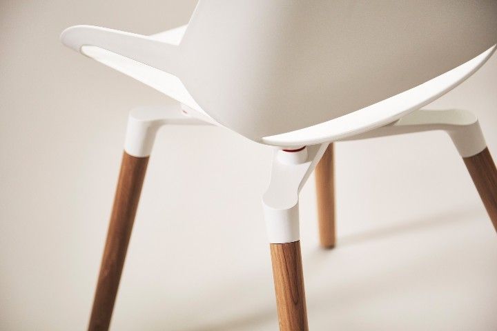 Aeris Designstuhl »Numo« | mit Holzbeinen