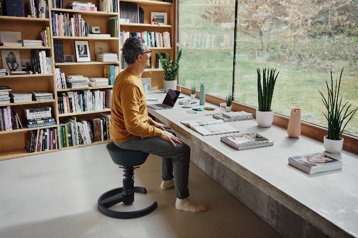 Aeris Bürohocker »Swopper Work« | mit Rollen und Rückenlehne