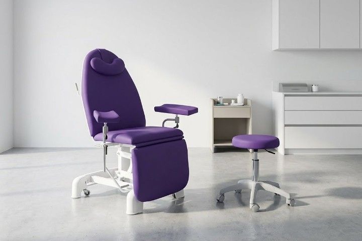 Ecopostural Blutentnahmestuhl »bloody« + Gratis Rollhocker