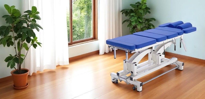 Chiropraktik Liege »Ther Drop Swing« | 4-Segment-Dropfunktion, Flexion-Distraktion, elektrisch höhenverstellbar