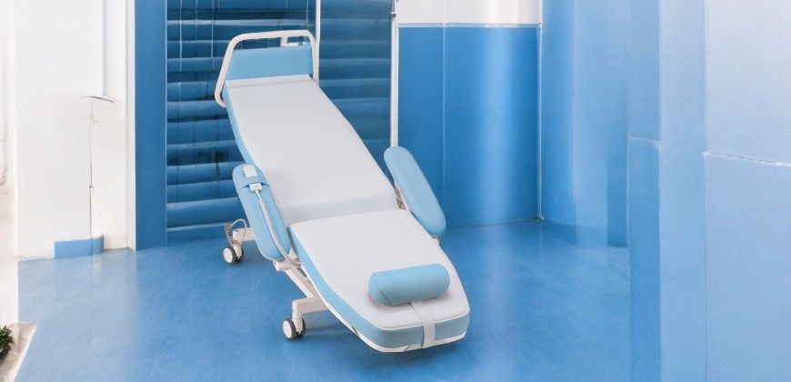 Digiterm Behandlungsstuhl »Comfort-4 Battery« für Blutspende, Chemotherapie und Dialyse