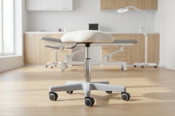 Lemi Drehhocker »019« mit nahtlosem Sattelsitz