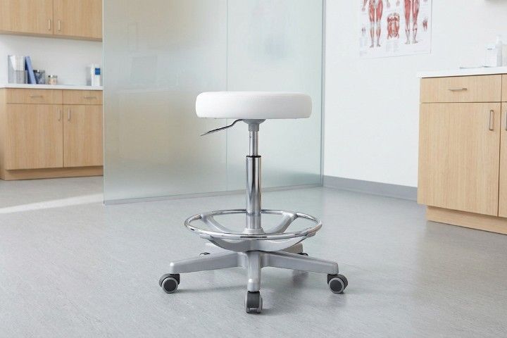 Lemi Drehhocker »021« extra hoch mit Fußring