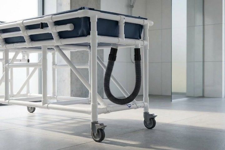 Duschliege XL mit gepolsterter Wanne