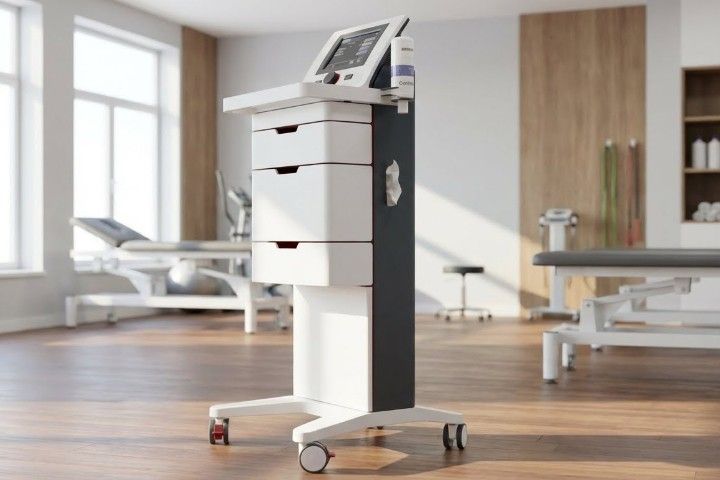 Gymna »Duo 400 ViP« | Gerät für Elektrotherapie in schwarz / weiß