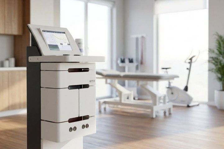 Gymna »Duo 400 ViP« | Gerät für Elektrotherapie in schwarz / weiß