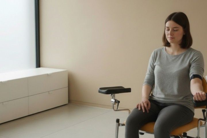 Adipositas Infusions- und Blutentnahmestuhl | HAEMO-LINEA Vario Perfekta Expander