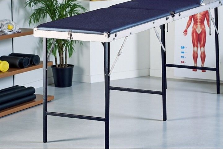 Alu-Kofferliege | 3-tlg., klappbar, 70 cm Liegenbreite