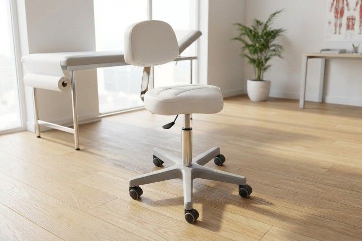 Lemi Arbeitshocker »050/S PEDI« mit Rückenlehne und Sattelsitz