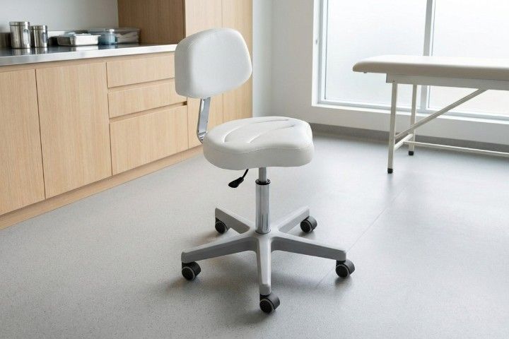 Lemi Arbeitshocker »050/S« mit Rückenlehne und Sattelsitz