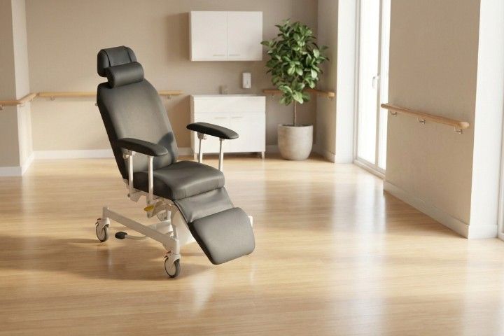 Patientenstuhl Lojer »6801« | hydraulisch höhenverstellbar, Liegeposition