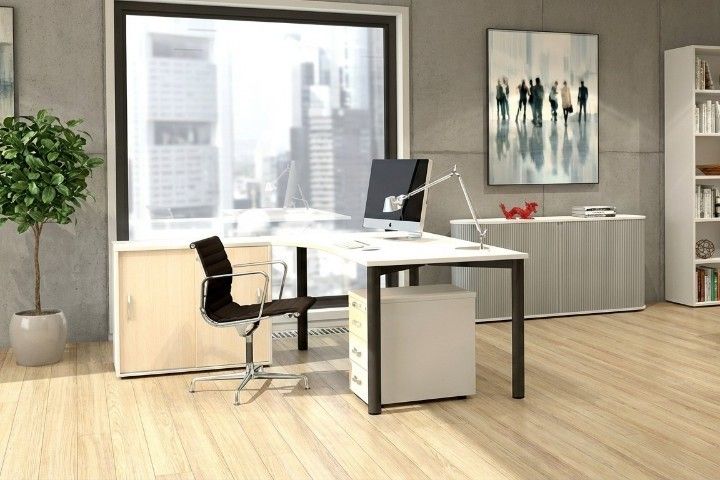 Geramöbel Schreibtisch »4 Fuß Flex« höhenverstellbar, 140x80 cm