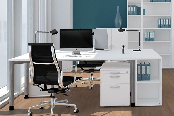 Geramöbel Schreibtisch »4 Fuß Flex« höhenverstellbar, 140x80 cm