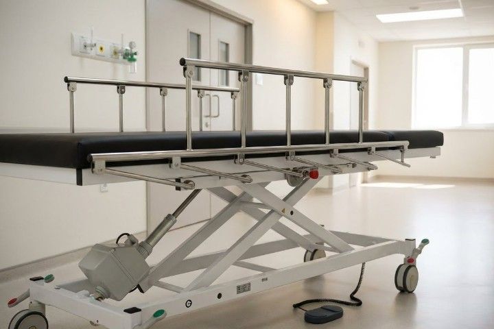 Schwerlastliege XXL 400 kg, höhenverstellbar