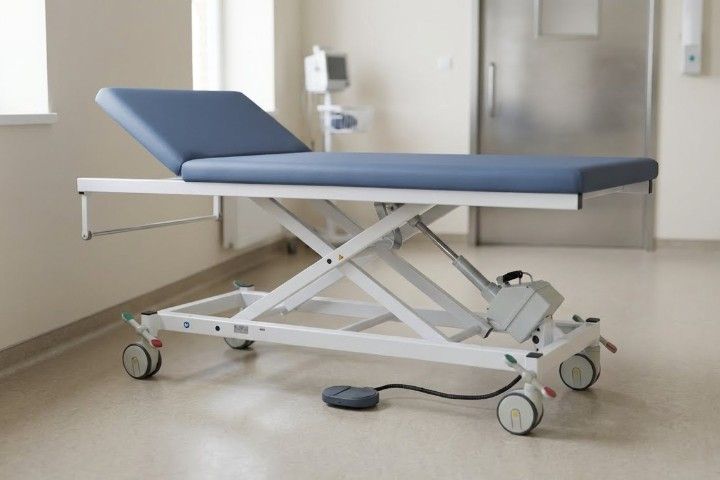 Schwerlastliege XXL 400 kg, höhenverstellbar