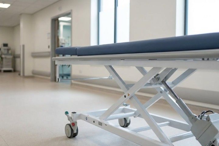 Schwerlastliege XXL 400 kg, höhenverstellbar