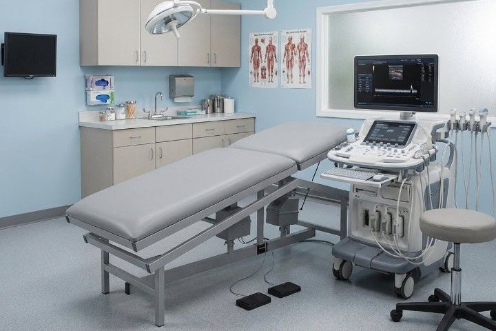 Sonografie Untersuchungsliege, voll elektrische Verstellung