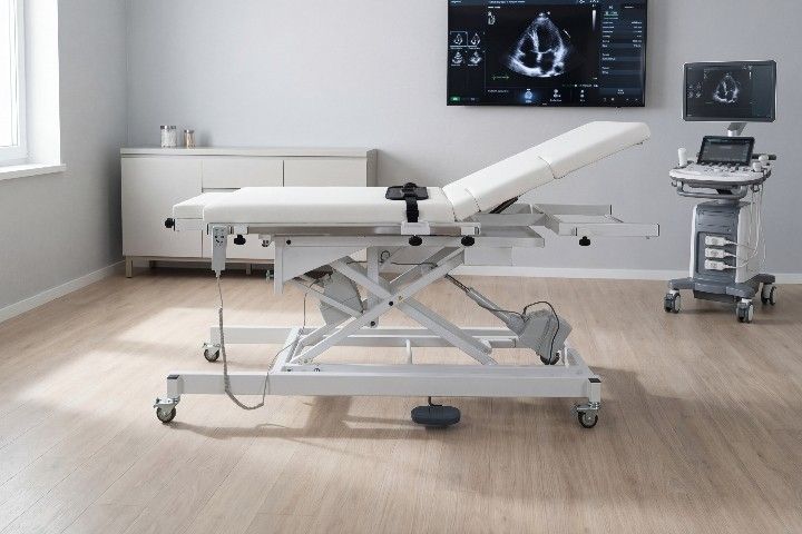 Stehbrett für Echokardiographie und Kipptischuntersuchung mit Tilt-Funktion | Modell 2095 E