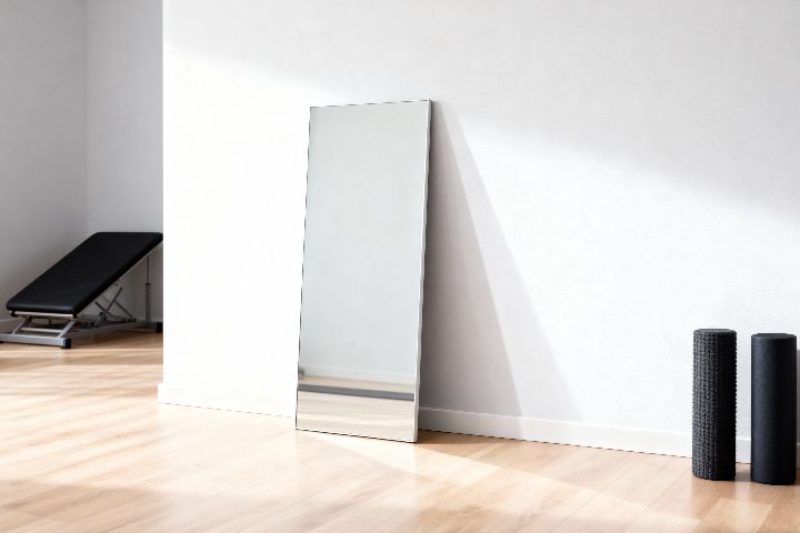 Modularer Therapiespiegel ohne Raster | 80 x 120 cm