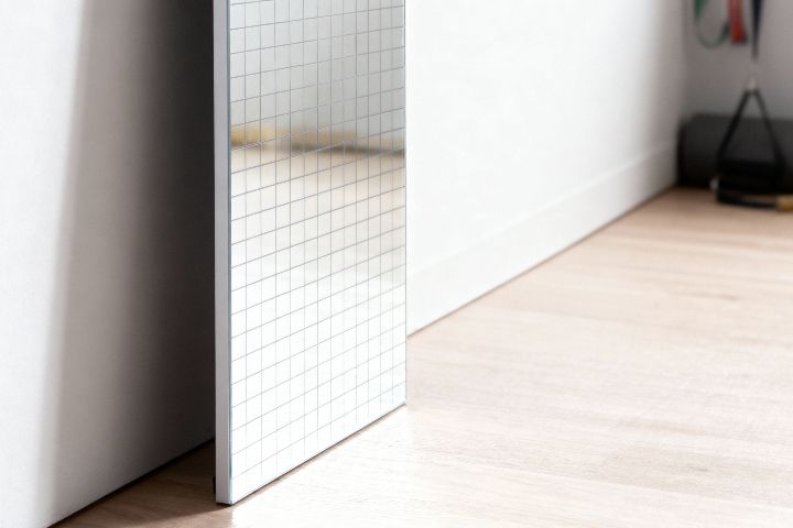 Modularer Therapiespiegel mit Raster | 80 x 120 cm