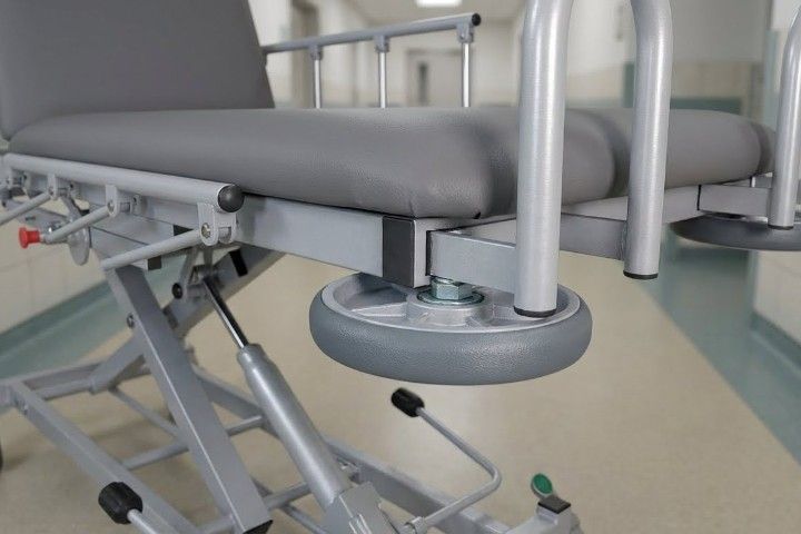 Medizinische Aufwachliege, Transportliege »DX1« | hydraulisch höhenverstellbar, Modell 1093