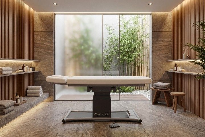 Therapieliege WaveMOTION Ellipse mit drehbarer Liegefläche