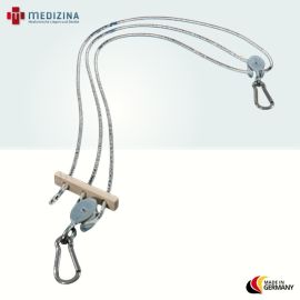 Flaschenzug mit Karabinerhaken