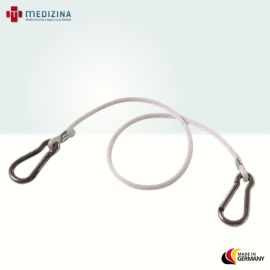 Nylonseil mit zwei Edelstahlkarabinerhaken