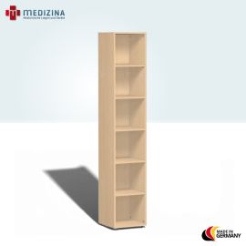 Produktbild Regal mit Standfüßen, 40x40x216 cm, Buche