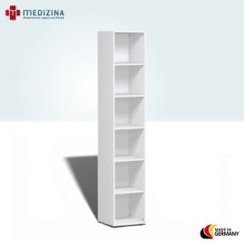 Produktbild Regal mit Standfüßen, 40x40x216 cm, Weiß