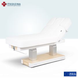 Produktbild: Massageliege, Wellnessliege Naggura Nuuna S4 PRO+ mit Polsterheizung, Weiß